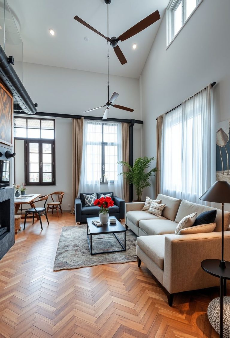 23 Design di Soggiorni Moderni Industrial Chic