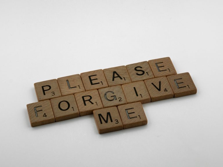 apology goodnight forgiveness sorry message