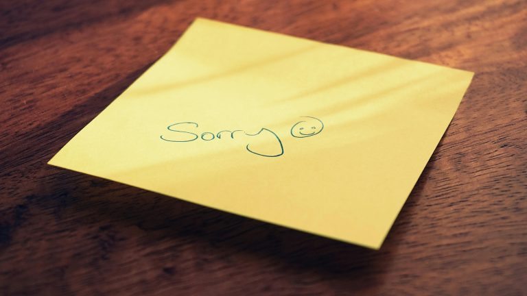 apology sincere forgiveness sorry regret