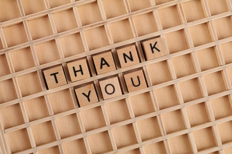 formal thank you gratitude appreciation business