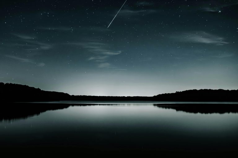 night sky stars shooting stars starry night