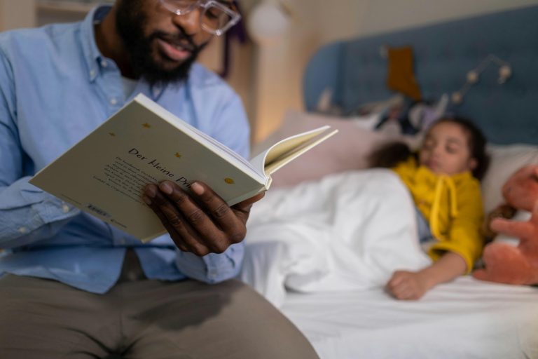 reading bedtime sleep book night