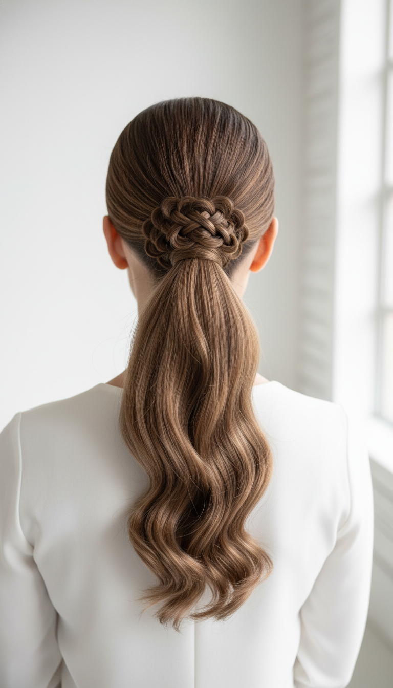 The Infinity Braided Ponytail