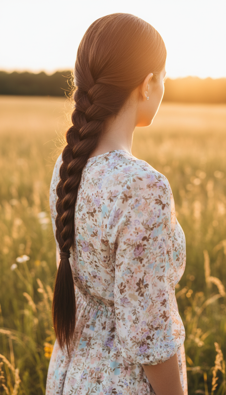 Elegant Fishtail Ponytail