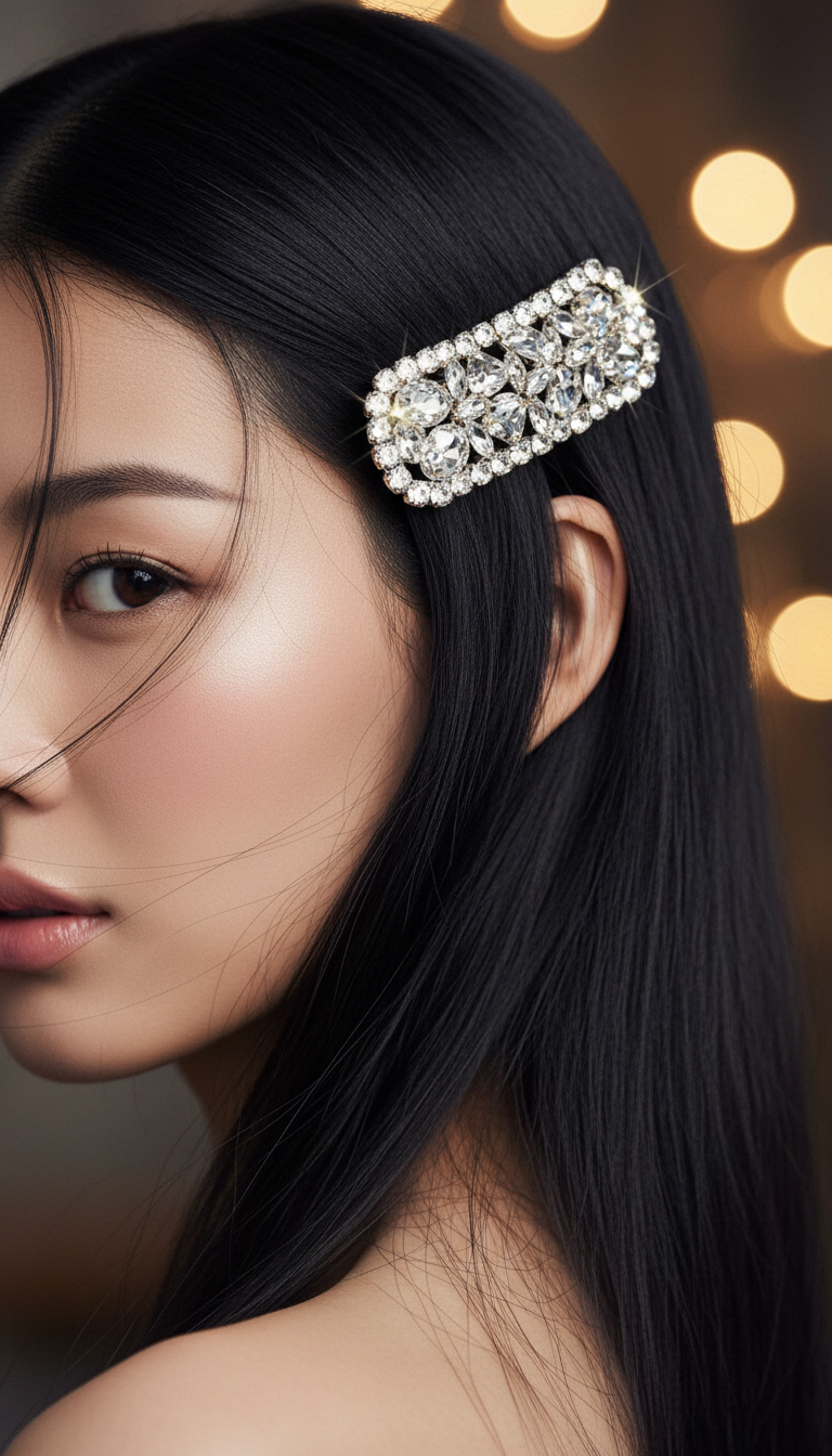 Glamorous Hair Clip Embellishment