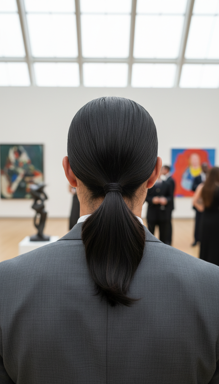 The Looped Low Ponytail