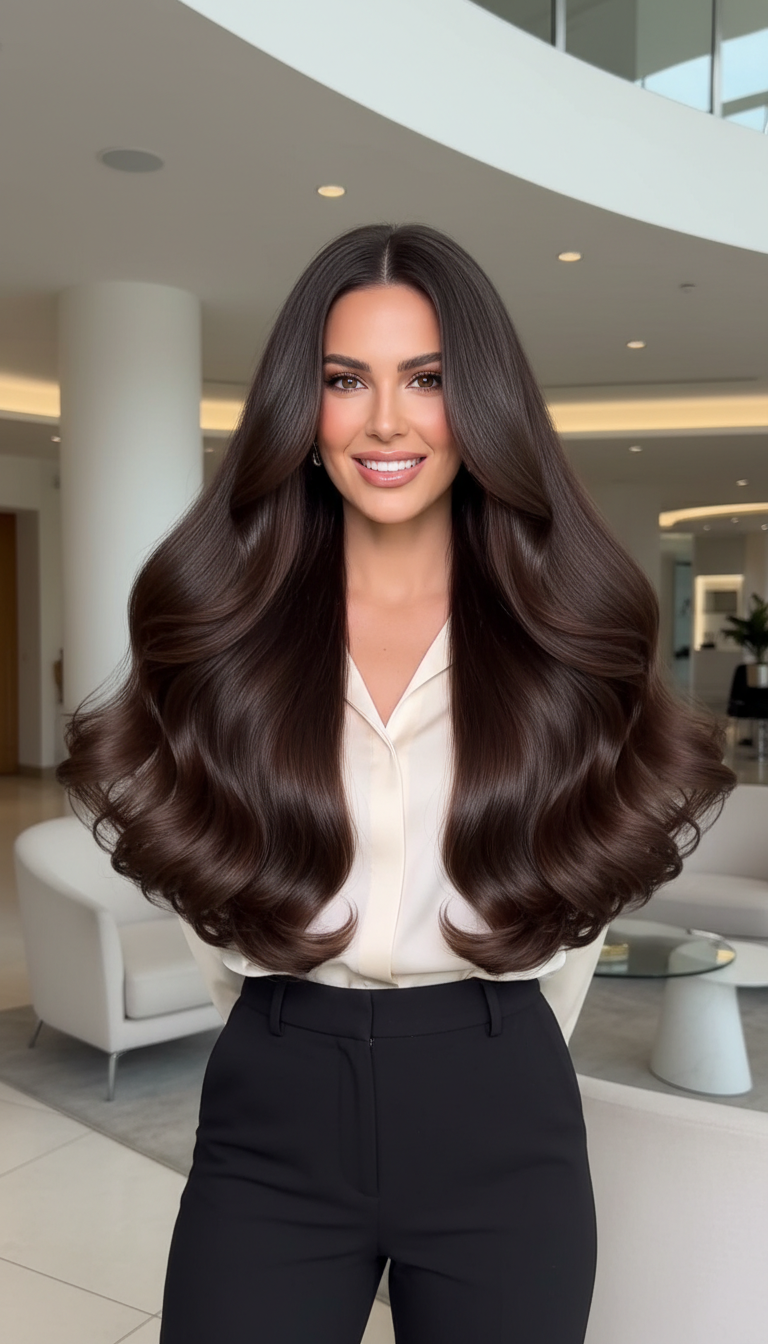 Glamorous Voluminous Blowout