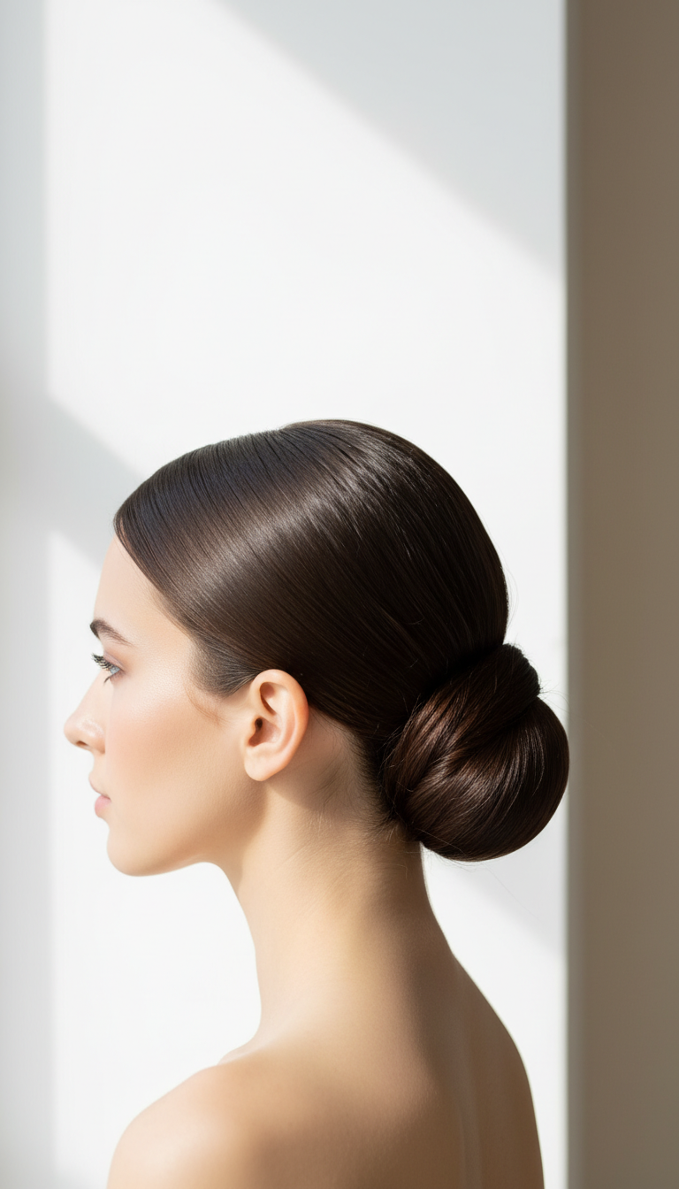 15 Clean Girl Hairstyles For Round Face