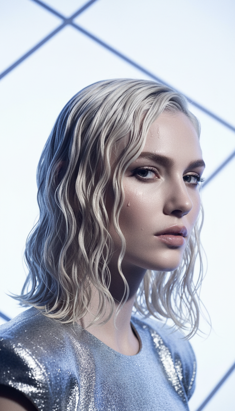 Defined Wet-Look Waves