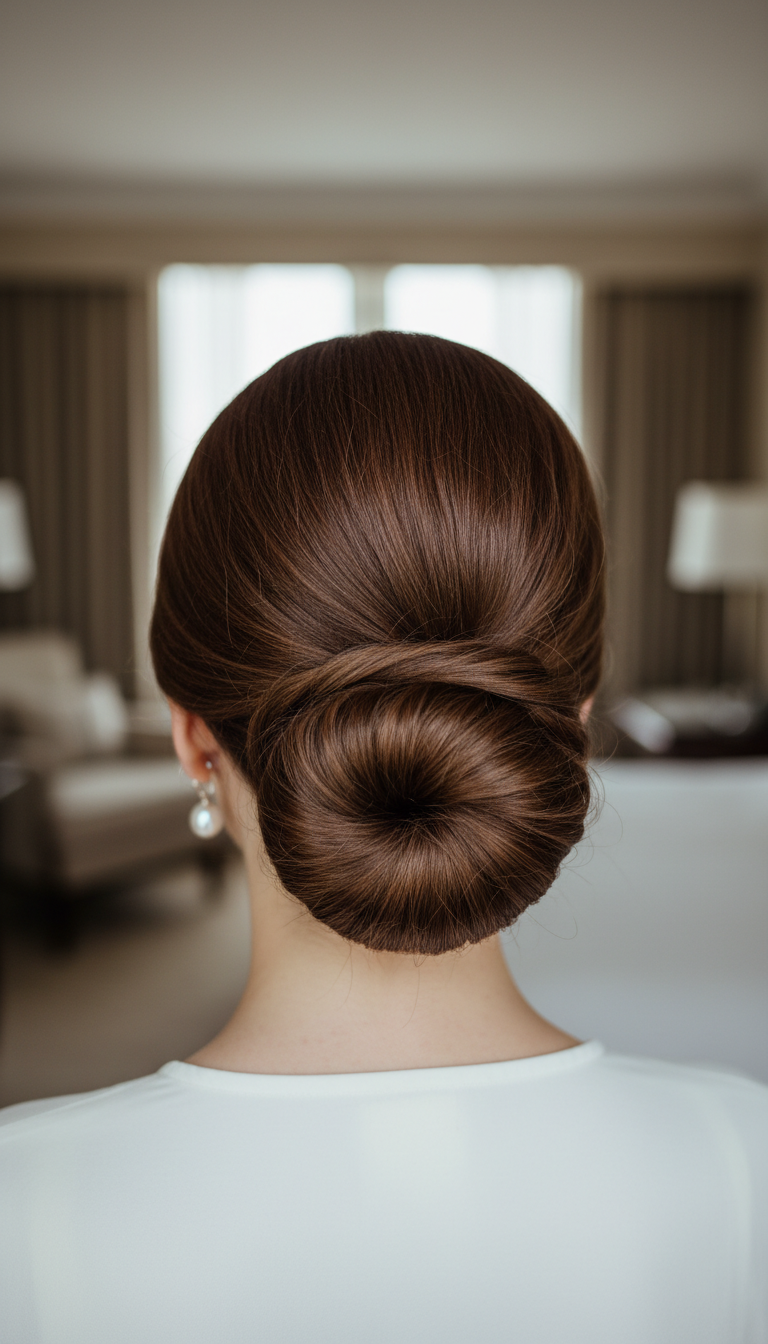 The Elegant Low Chignon